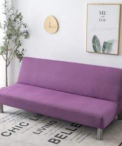 High Stretch Solid Color Futon Cover