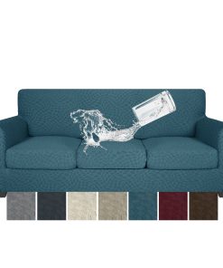 Irregular Plaid Pattern Waterproof Sofa Covers With Separate Seat Cushions