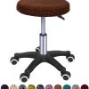 Round Bar Stool Cover Coffee