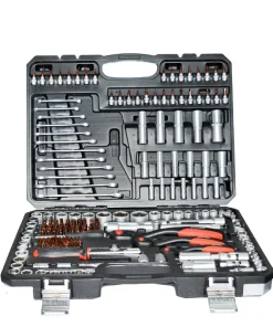 216-Piece Hand Tool Set General Home and Auto Repair Tool Kit with Toolbox Storage Mechanical Repair Home Maintenance