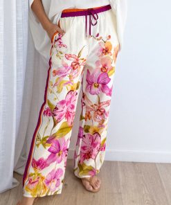 Belgravia Bloom Pants - Magenta Orchid