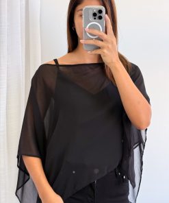 Bella Poncho - Black