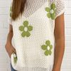 Daisy Crochet Knit Top
