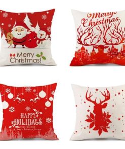 Christmas Pillow Cushion Covers