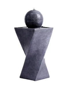 High Quality Grc Frp Concrete Ball Waterfall Fountain Garden Ornament