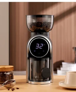 Electric Coffee Bean Grinder Coffee Bean Mill Pour-over Espresso Powder Maker Household Small-sized Adjustable in Fineness