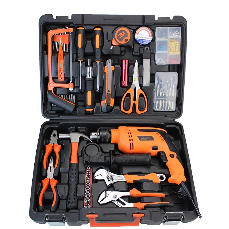 Hardware Tool Set Toolbox Household Tool Set Dimensions 438x315x110mm