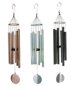 Outdoor Garden Party Decoration 65 Inch Wind Chime Metal Aluminum 6-Tube Music Sympathy Wind Chime
