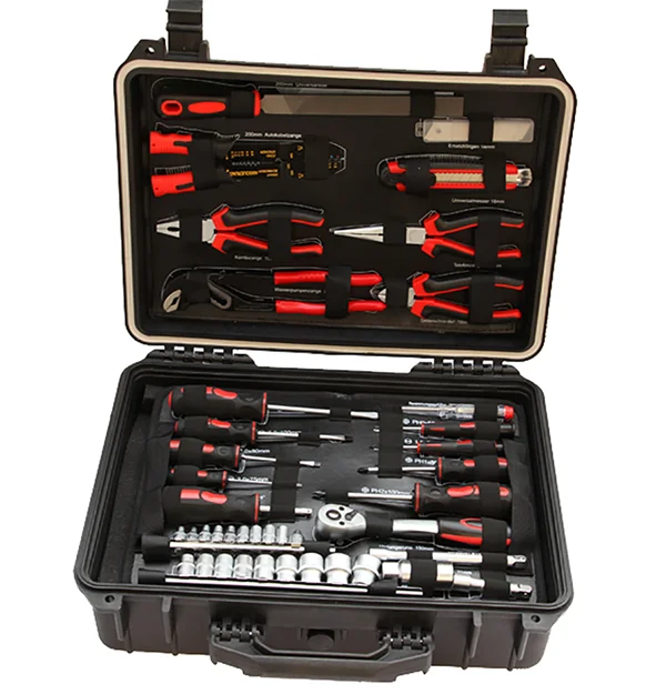 High Quality 100PCS HAND TOOL SET Household Tool Kit  in WATERPROOF CASE