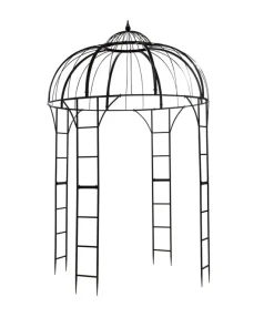 European Style Iron Garden Arch Outdoor Garden Decoration Metal Arch Plant Climbing Gazebo