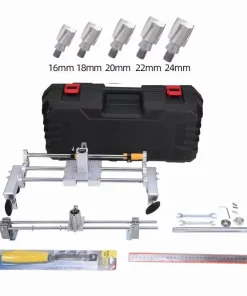 Household DIY Door Lock Fitting Kit, All-in-One Manual Woodworking Tools for Carpenters