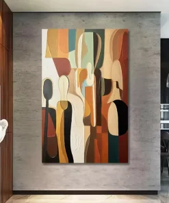 Custom Hand Made Paintings Texture Color Wall Art Abstract Modern Landscape Oil Painting for Decor 110X170CM