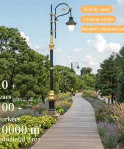 24v Outdoor Garden Lights  Garden Decoration Outdoor Solar Panel Light Garden Courtyard Walkway Permanent Outdoor Light