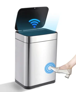 2024 HOT SALE Kick Function  No Touch Touch Custom LOGO Automatic Sensor Dustbin