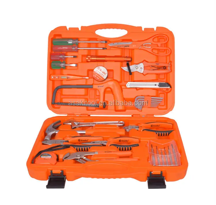 AK-9785 Household Hand Tool Set 34PCS in Hard Case