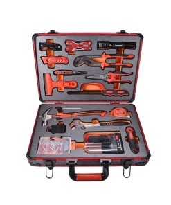 77 Pcs Household Manual Wrench Sets Combination Tools Set Bicycle Repair and Auto Maintenance Set Hardware Tool Box