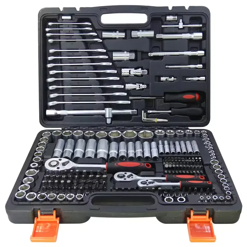 Hot-selling 215-piece Household Manual Tool Set for Auto Repair, Including Ratchet Wrench
