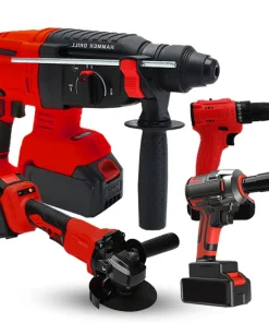 APTS03 Household Electric Cordless Power Tools Combo Kits 21V Cordless Battery Operated Hand Tool Sets 1 Set Hard Case