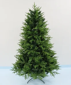 High Quality Standing Artificial Spruce Christmas Tree Decoration High-End PE+PVC Plug-In 100-500 LED Lights Flame Resistant