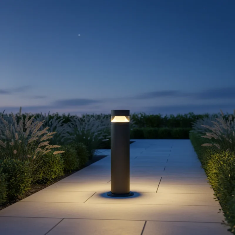 Manufacturer Anti-Ultraviolet LED Warm White Solar Garden Landscape Light IP65 Waterproof Outdoor Aluminum Lawn Light