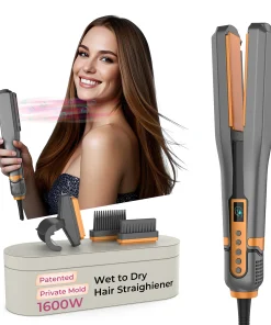 Hair Straightener for Household Styling Tools Multi Styler Plasma Flat Iron Hair Dryer Wet to Dry Hair Straightener Airflow