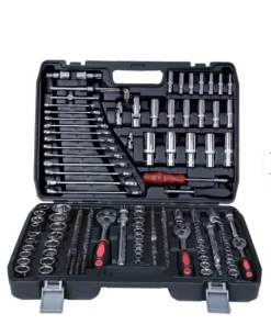 216-Piece Household Auto Repair Tool Box Hardware Set 24-Tooth Multi-Function Socket Ratchet Dual-Use Wrench 72-Tooth Hand Power