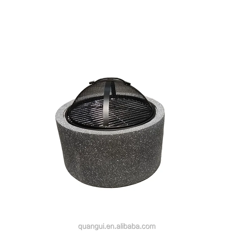 Hot Selling Customized Outdoor Portable Round Fire Pit Smokeless Charcoal Fire Bowl for Barbecue Garden Ornaments