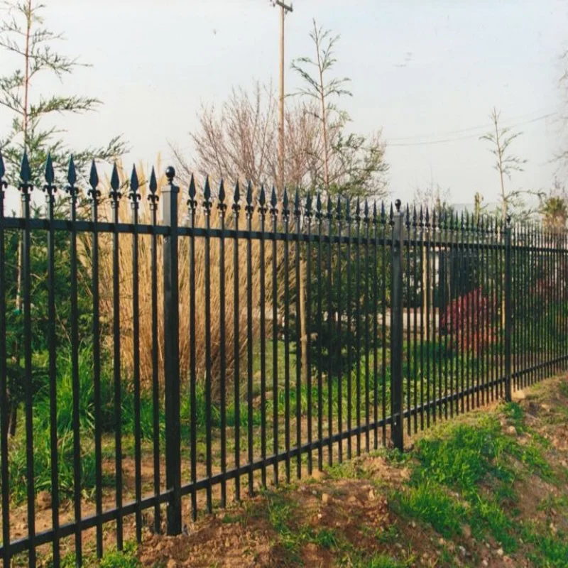 Hot Trending Zinc Steel Ornamental Picket Fence for Garden Security Non-Cracking Smooth Surface Galvanized Powder Coated Modern