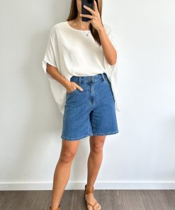 Monroe Shorts - Mid Denim