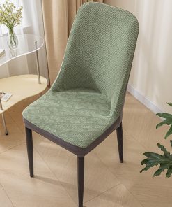 Stretch Thick Jacquard Dining Chair Cover