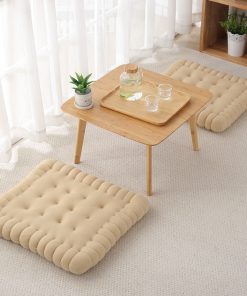 Thickening Dining Chair Cushion Cotton Creative Biscuit Seat Pad