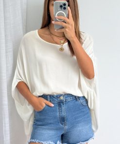 Tabby Denim Shorts - Mid Denim