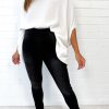 The No-Panel Skinny Jeans - Black Denim