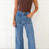 Whitley High Rise Wide Leg Jeans - Denim