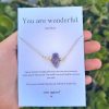 You Are Wonderful Bracelet - Amethyst