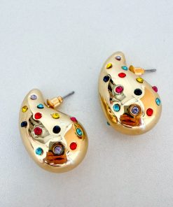 Zara Embellished Teardrop Earring