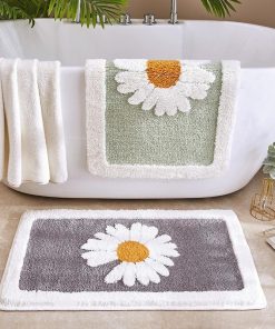 Daisy Non-Slip Bathroom Mat