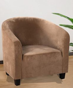 Velvet Tub Chair Slipcover