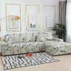 Spandex Print Stretch L-Shape Sofa Cover